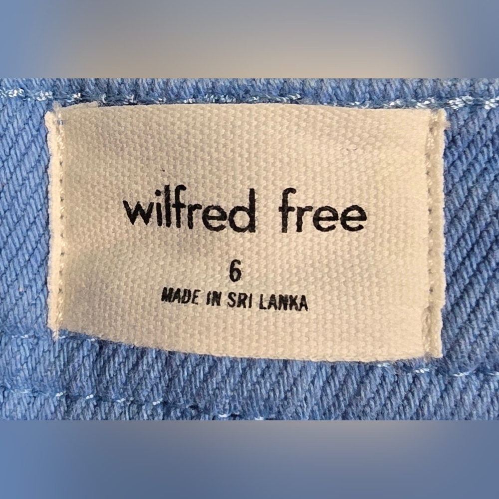 Wilfred Free Modern Utility Pant In Blue Size 6 - Picture 6 of 8